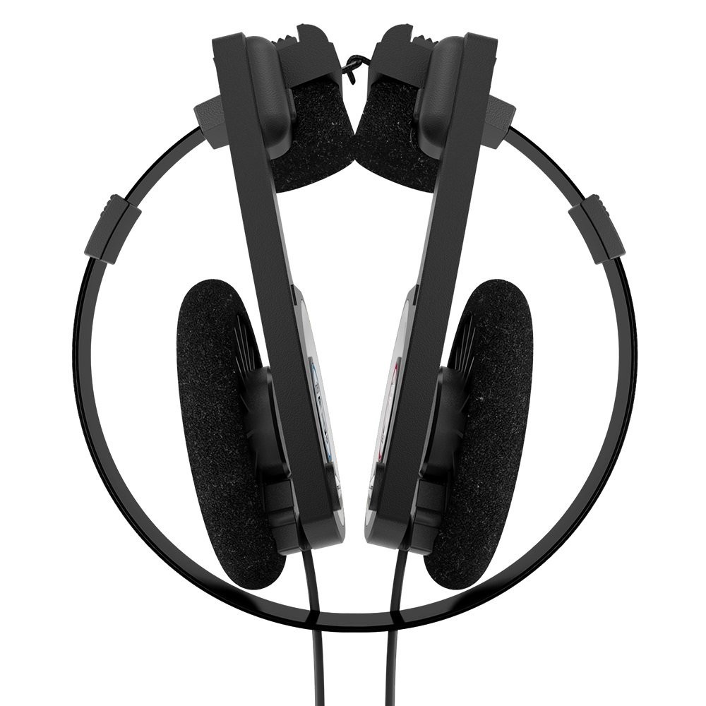 Koss Porta Pro Black On-Ear Headphones, Retro Style, Collapsible Design, Case…