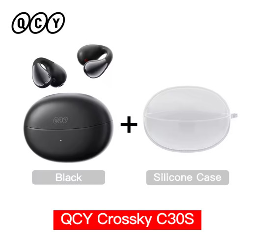 QCY Crossky C30S Open Ear Earbuds LDAC Bluetooth 6.0 Sports Clip