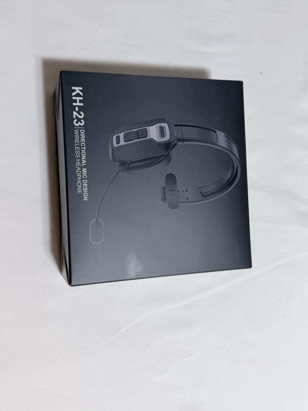 KH-23 Wireless Headphones with Directional Microphone Design New Open Box