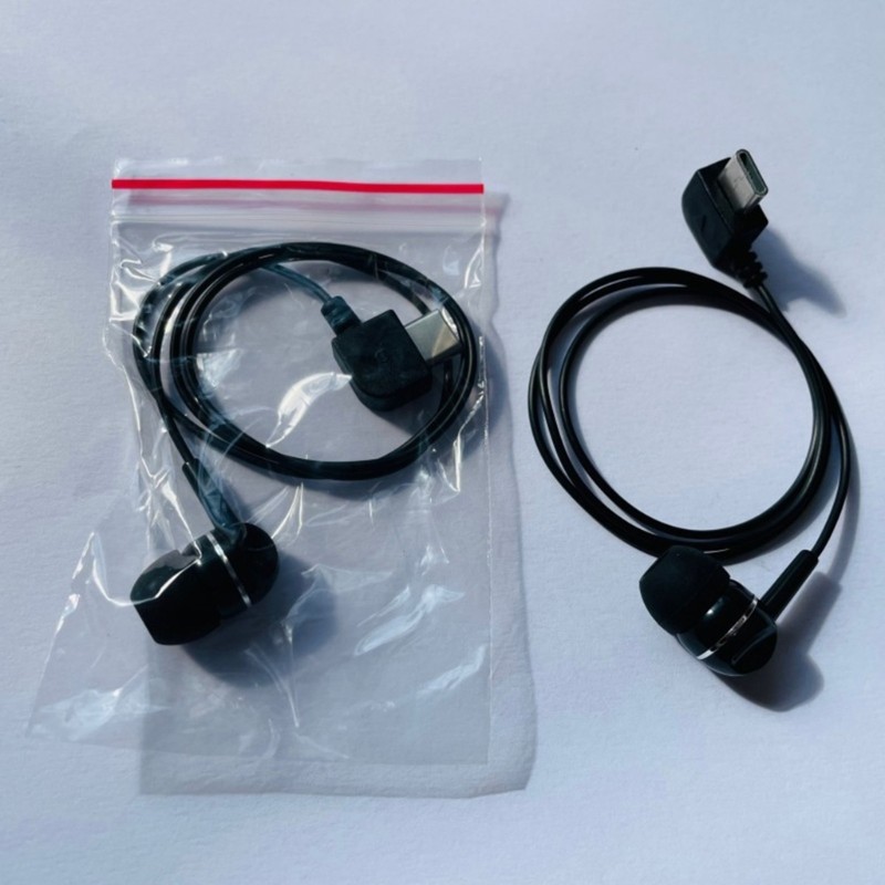 Type C Single Earphone In Line Control Noise Isolation Lightweight Design