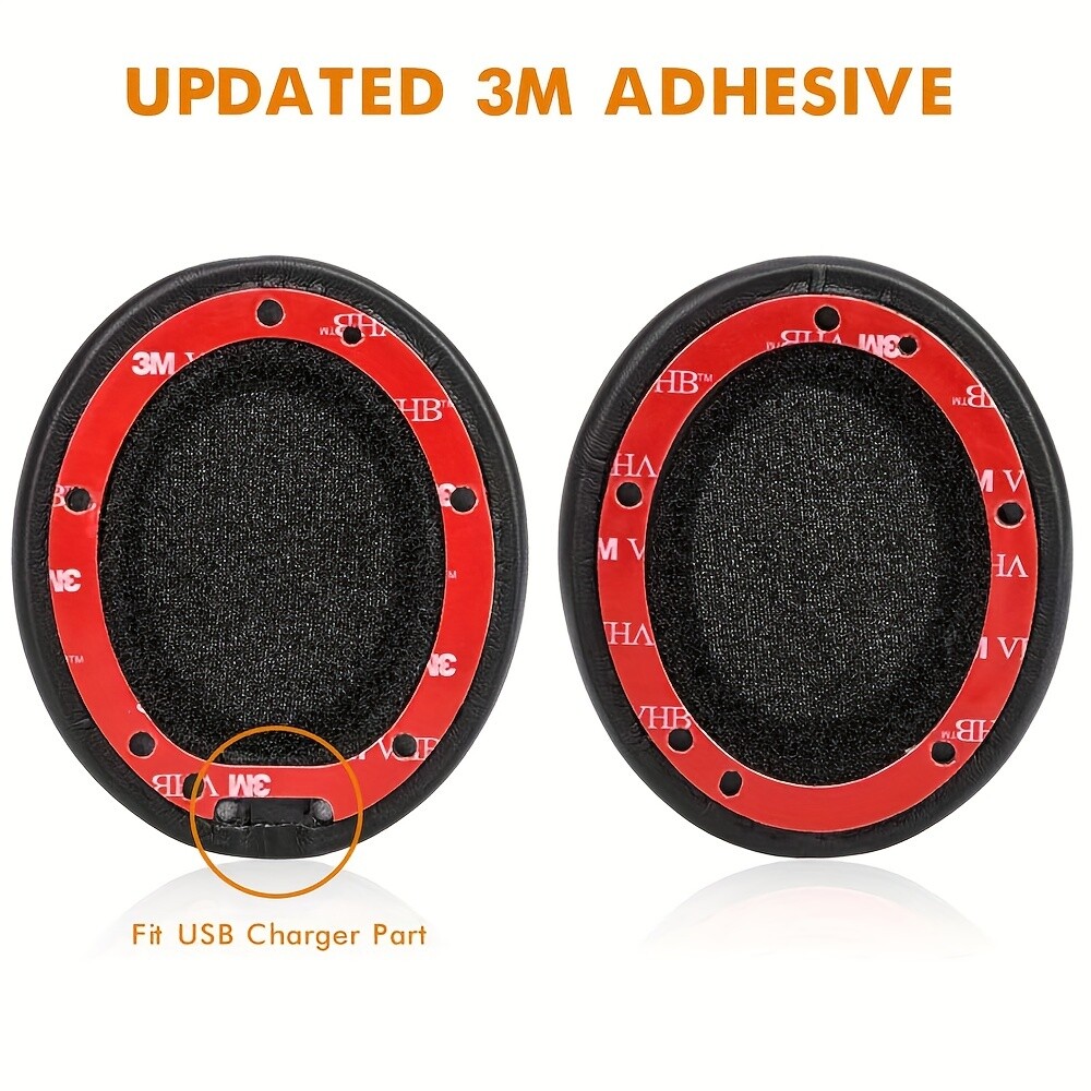 Replacement Ear Pads Cushion Cover for Beats by Dr Dre Solo 2 & Solo 3 Wireless