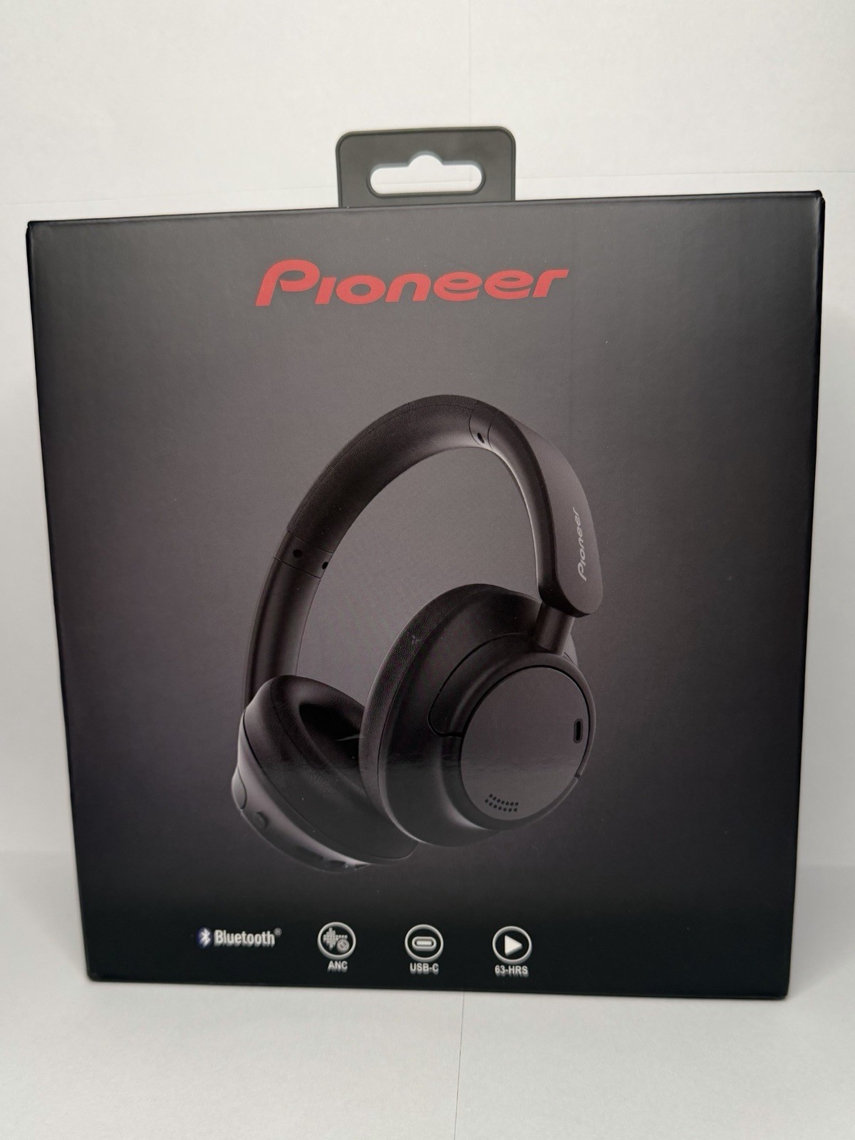 Pioneer A35-BK Bluetooth Headphones ANC USB-C Black Built-In Mic Over-Ear