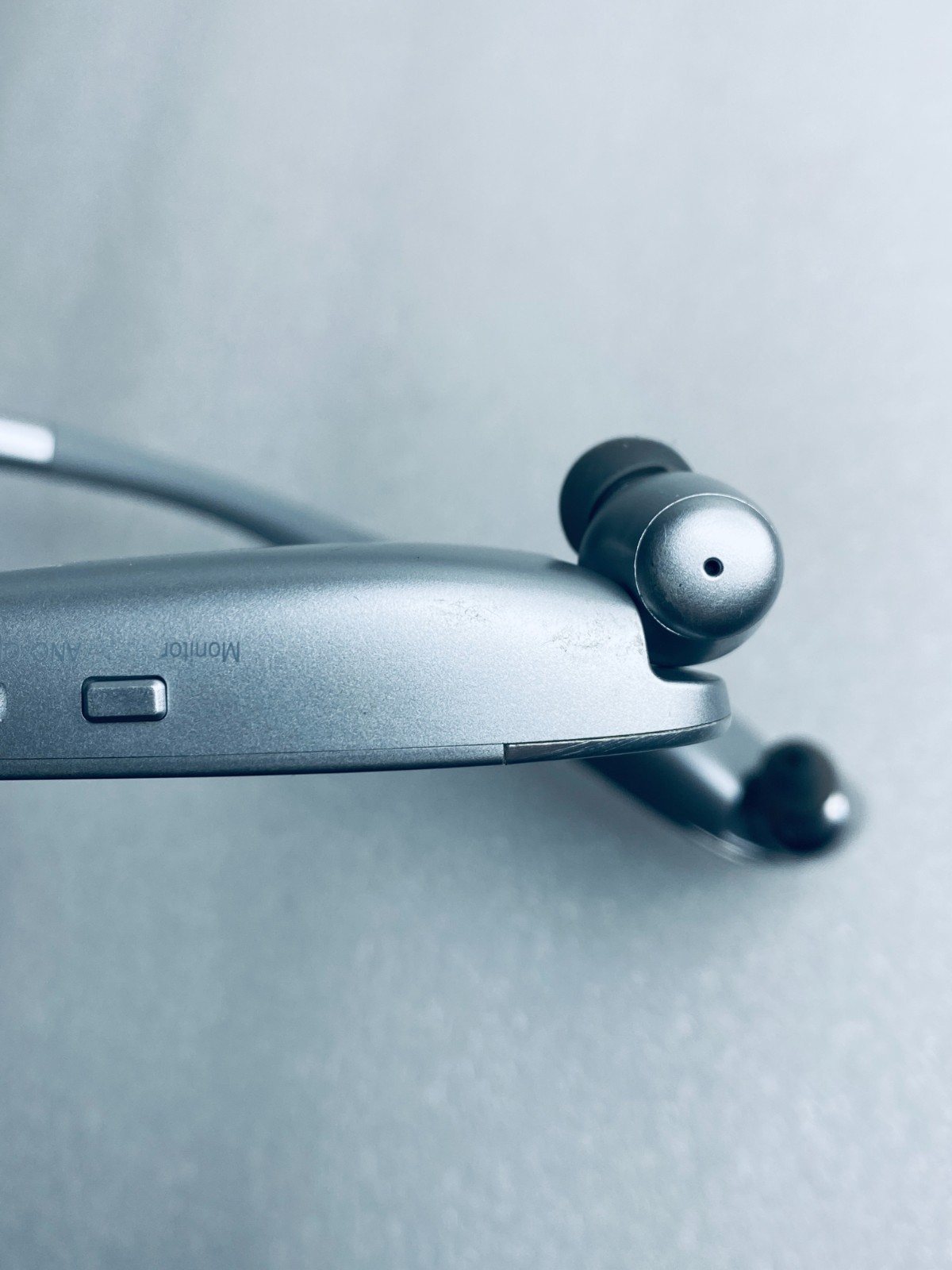 Lot Of 2 – Insignia Silver Bluetooth Noise-Canceling Wireless In-Ear Headsets