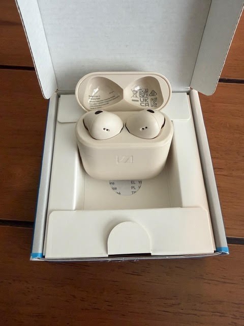 Sennheiser ACCENTUM Open Wireless Earbuds – Cream (OpenBox)