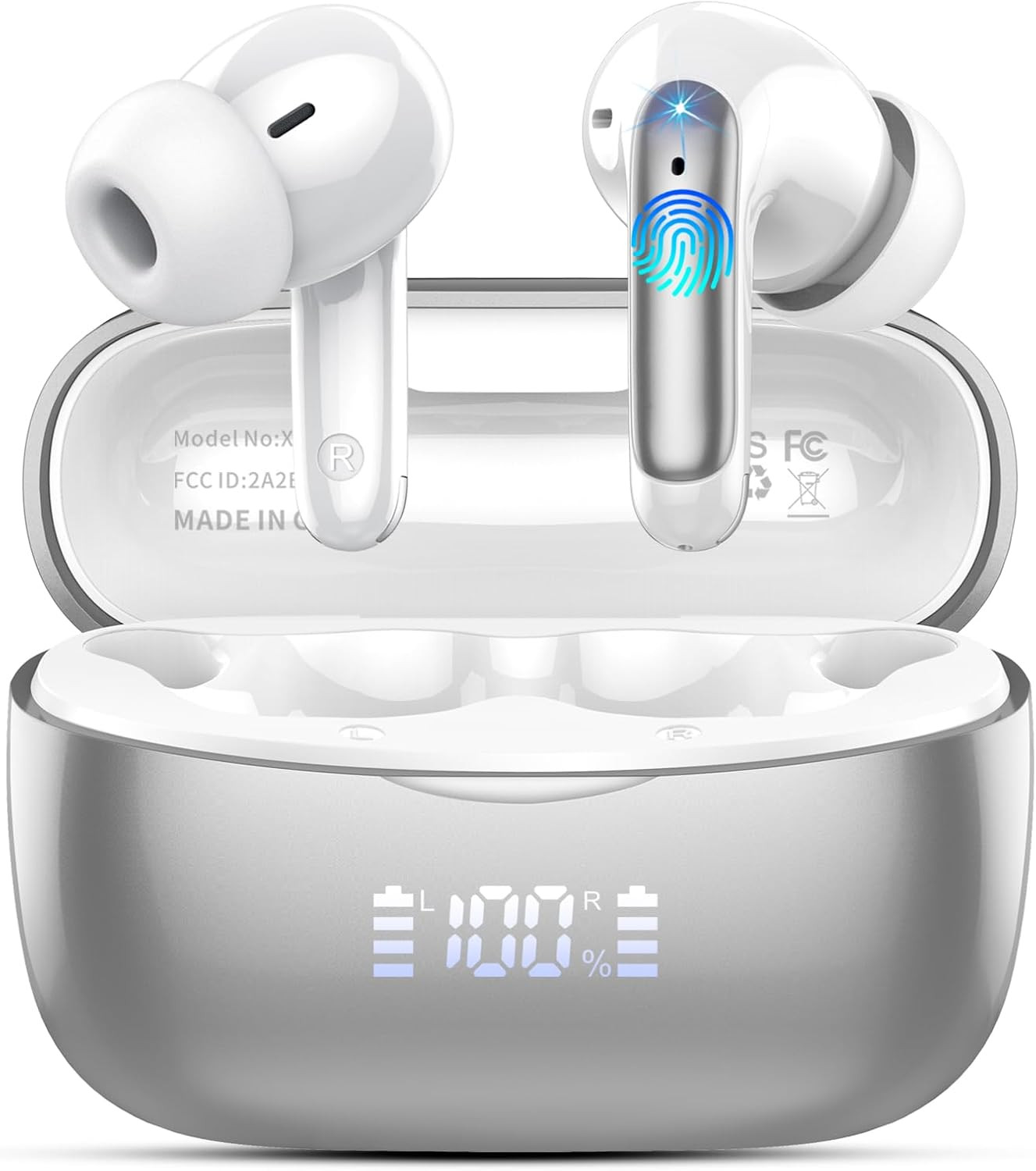 AI Translation Earbuds Real Time Voice Translator Device with Audio & Video Call