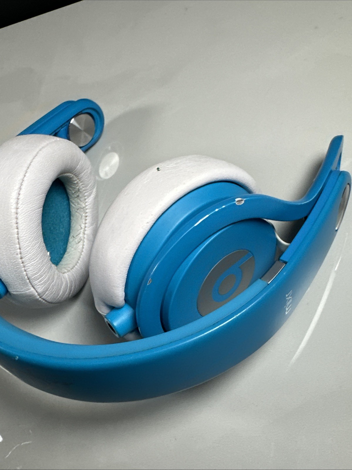 Beats Mix Wired On-Ear Headphones -Neon Blue,Missing Cord