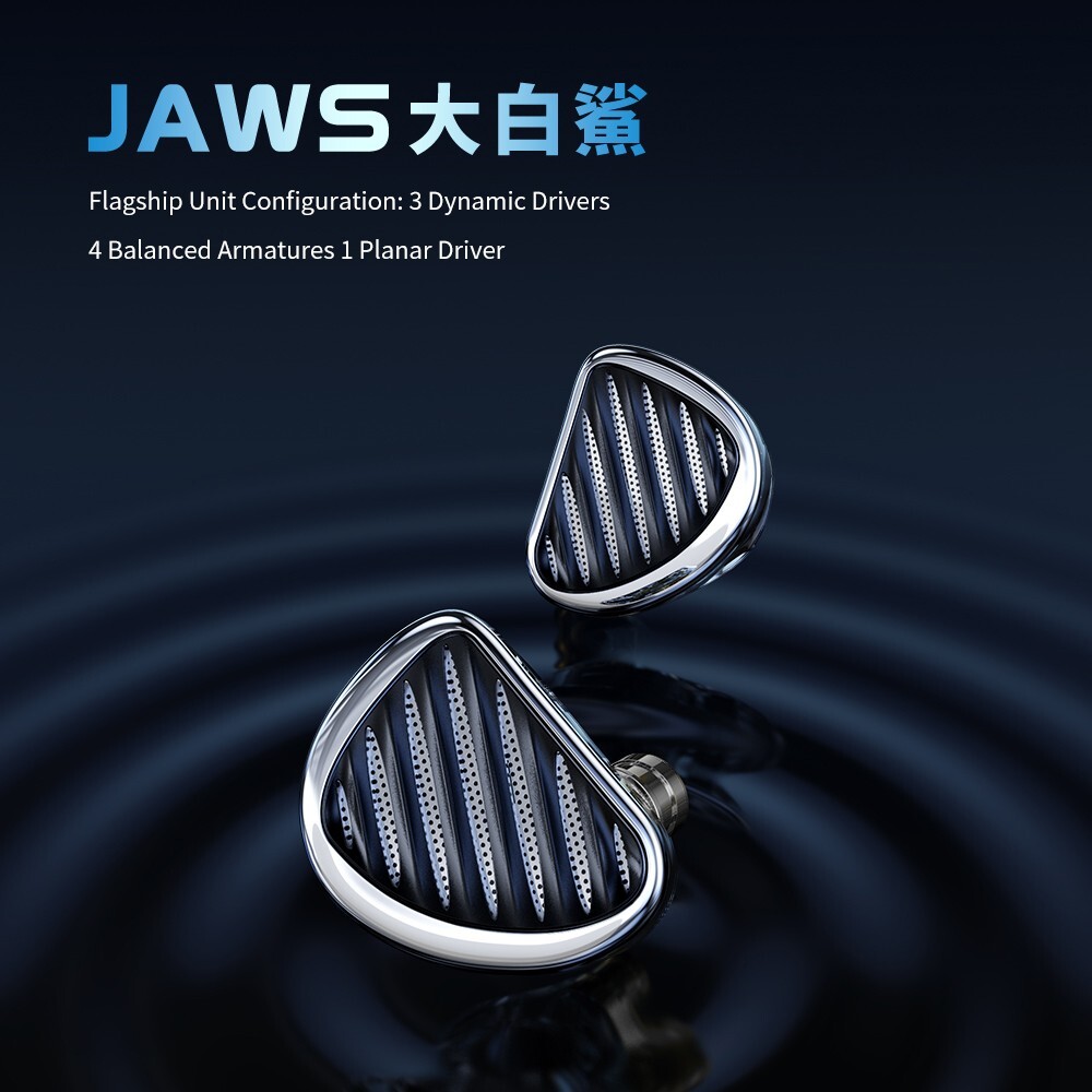 TRN JAWS In Ear Earphones 3DD 4BA 1PD Driver Technology HIFI Monitor Headphones
