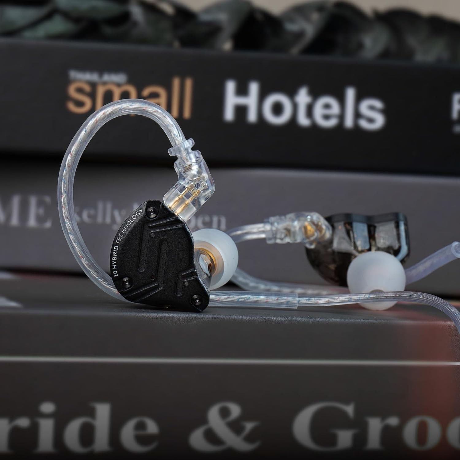 KZ ZS10 Pro X in Ear Monitor Headphone, Upgraded 4BA 1DD KZ Headphone Multi D…
