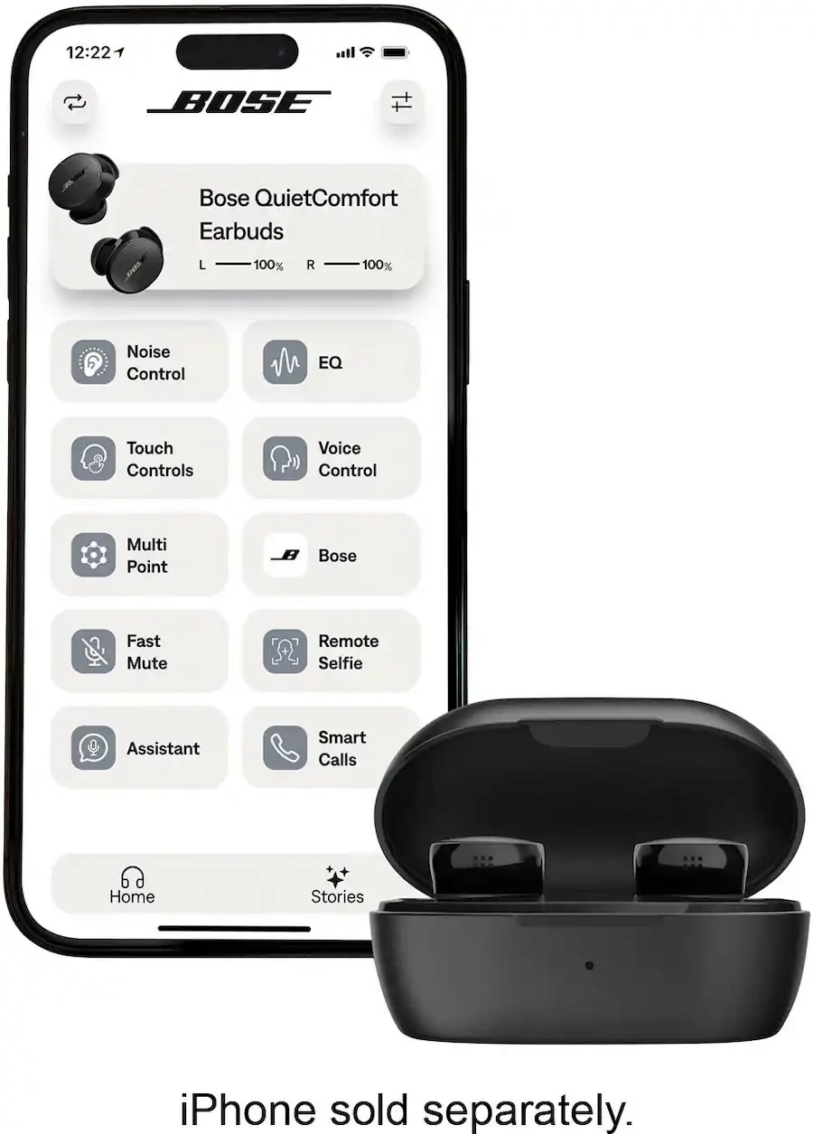 Bose QuietComfort Noise-Canceling True Wireless Earbuds (442318) – White Smoke