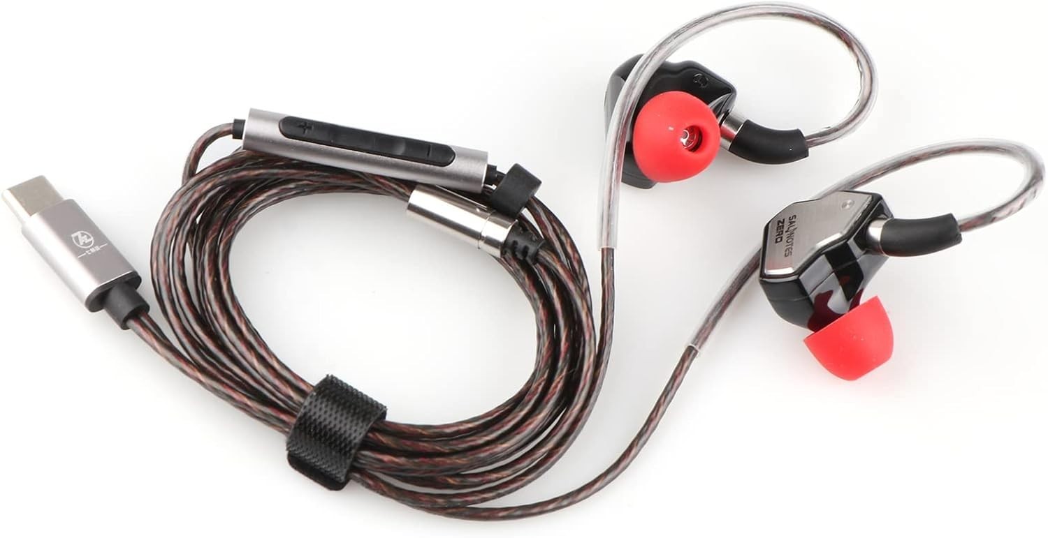 Salnotes Zero HiFi 10mm Dynamic Driver In-Ear Earphones with Detachable Cable