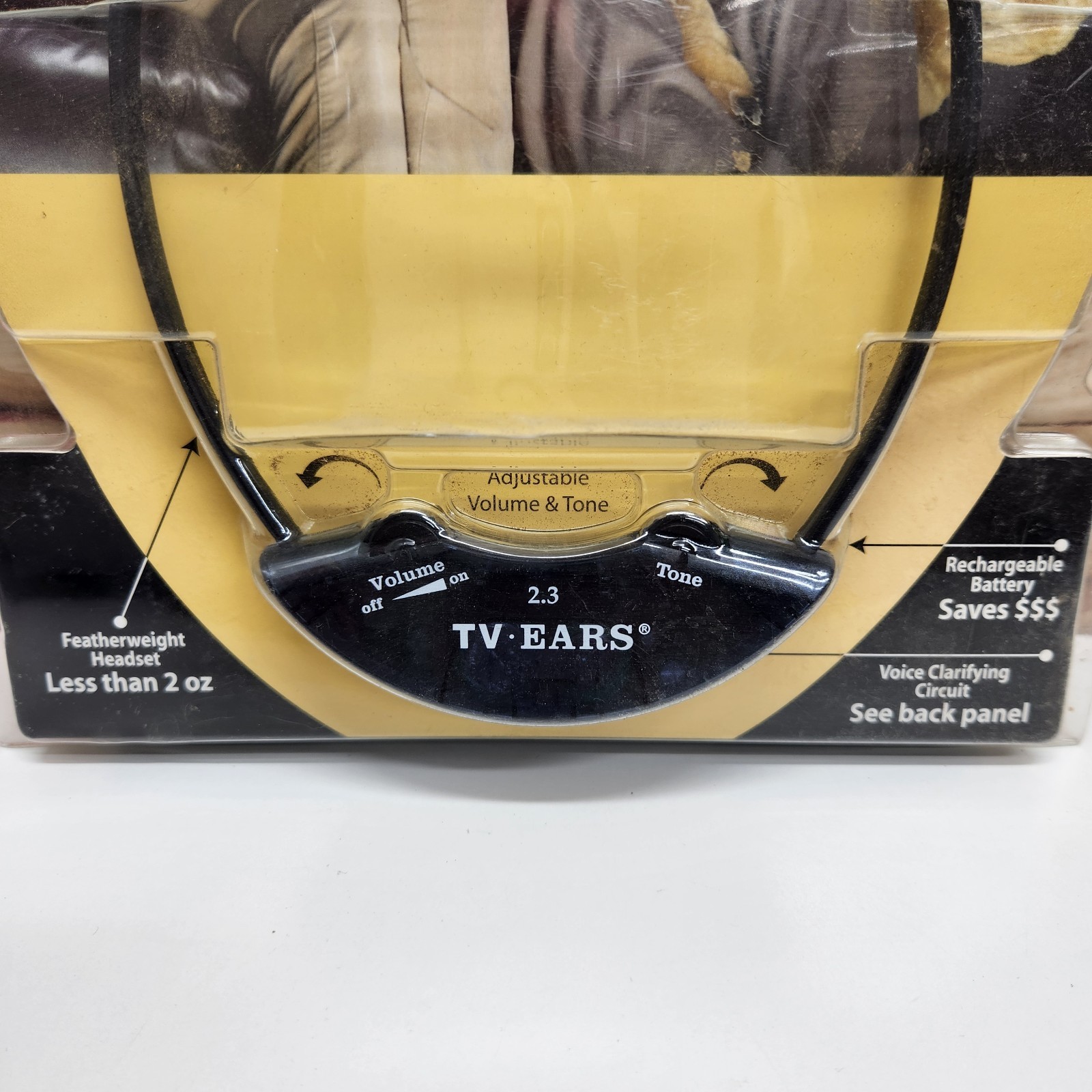 TV EARS 2.3 MHz Wireless Headset 2008 Hearing Aid Device Missing Charger