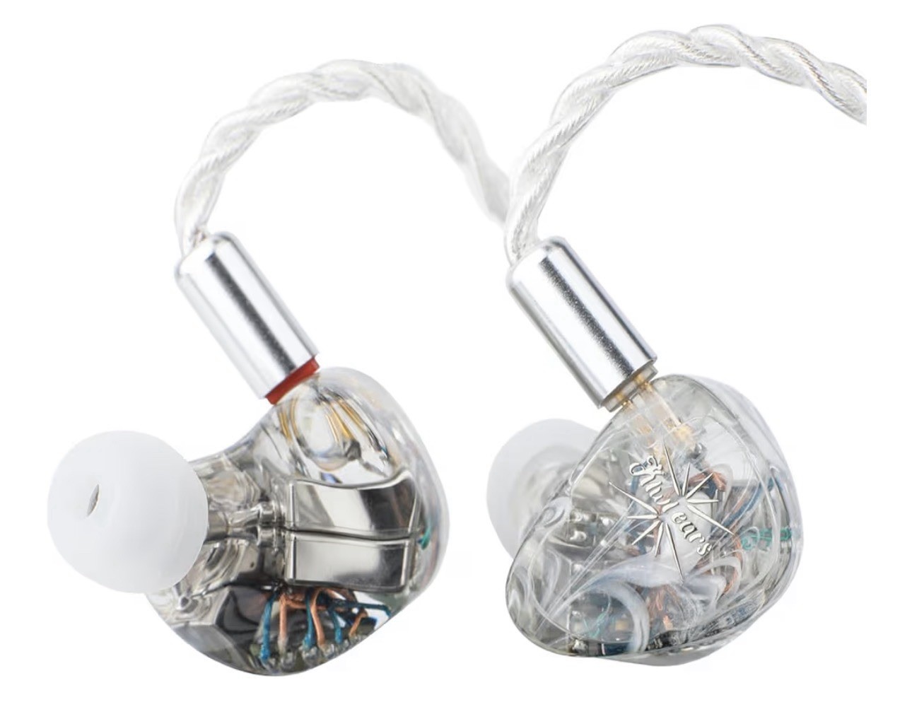 Kiwi Ears Orchestra Lite Wired Earphones High-Resolution Performance -Clear