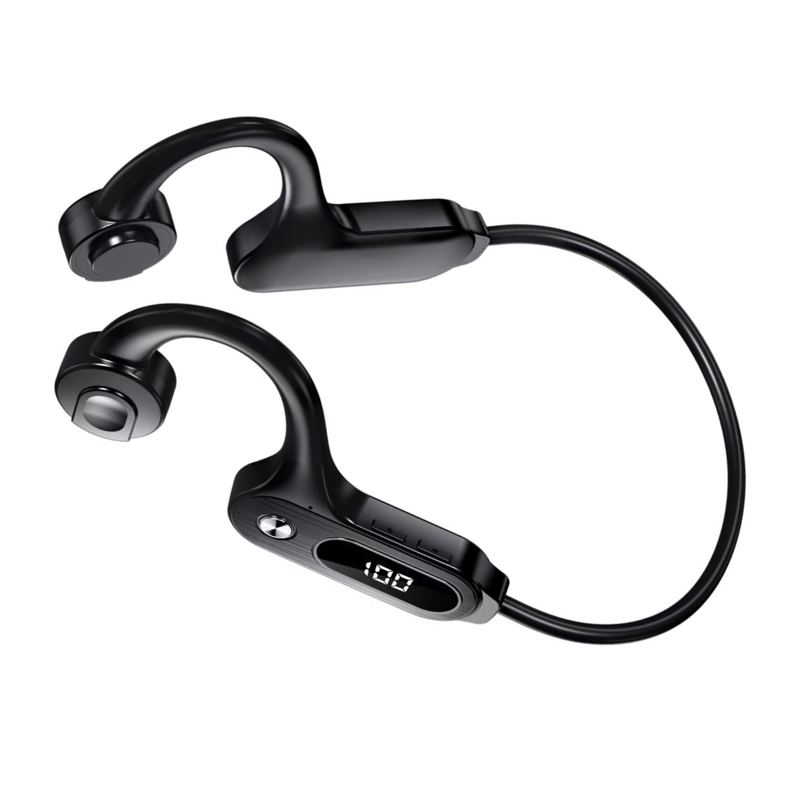 1 x Bluetooth headset Smart Touch Control LED Digital Screen Work 300mah