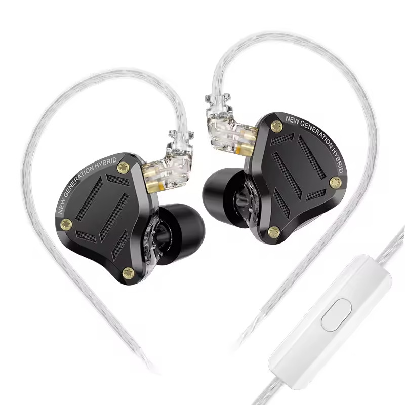 KZ ZS10 Pro 2 HiFi In-Ear Monitor Earphones 4-Level Tuning Deep Bass Wired