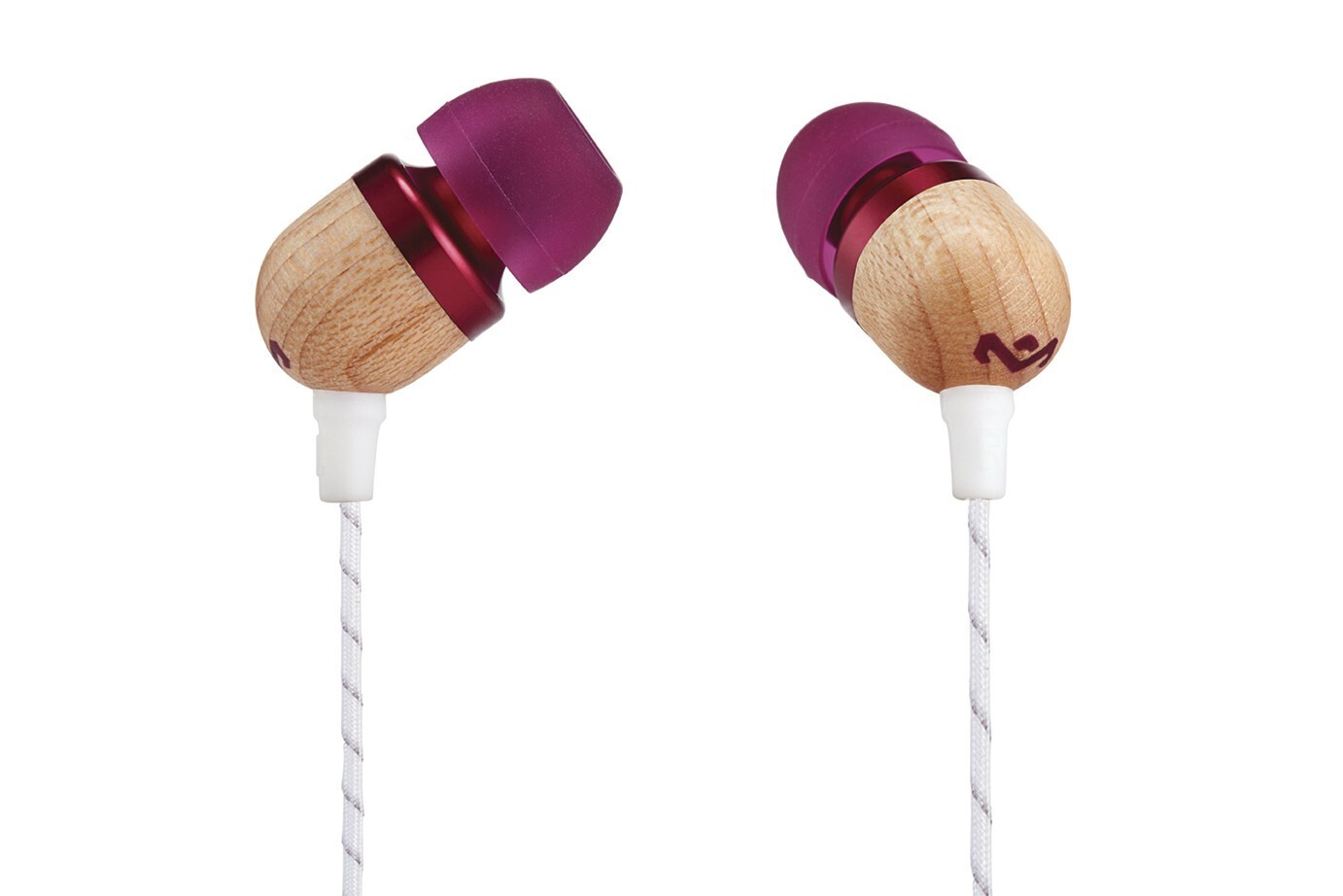 House of Marley Wired In-ear Headphones, Smile Jamaica Purple