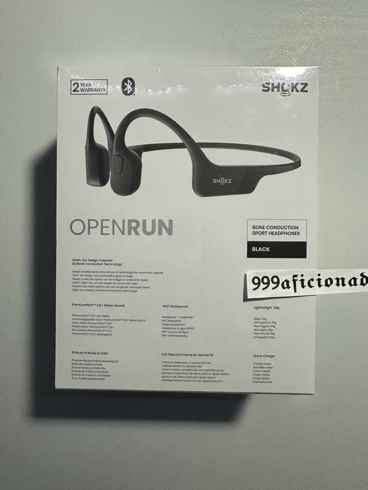 SHOKZ OpenRun Bone Conduction Sport Headphones
