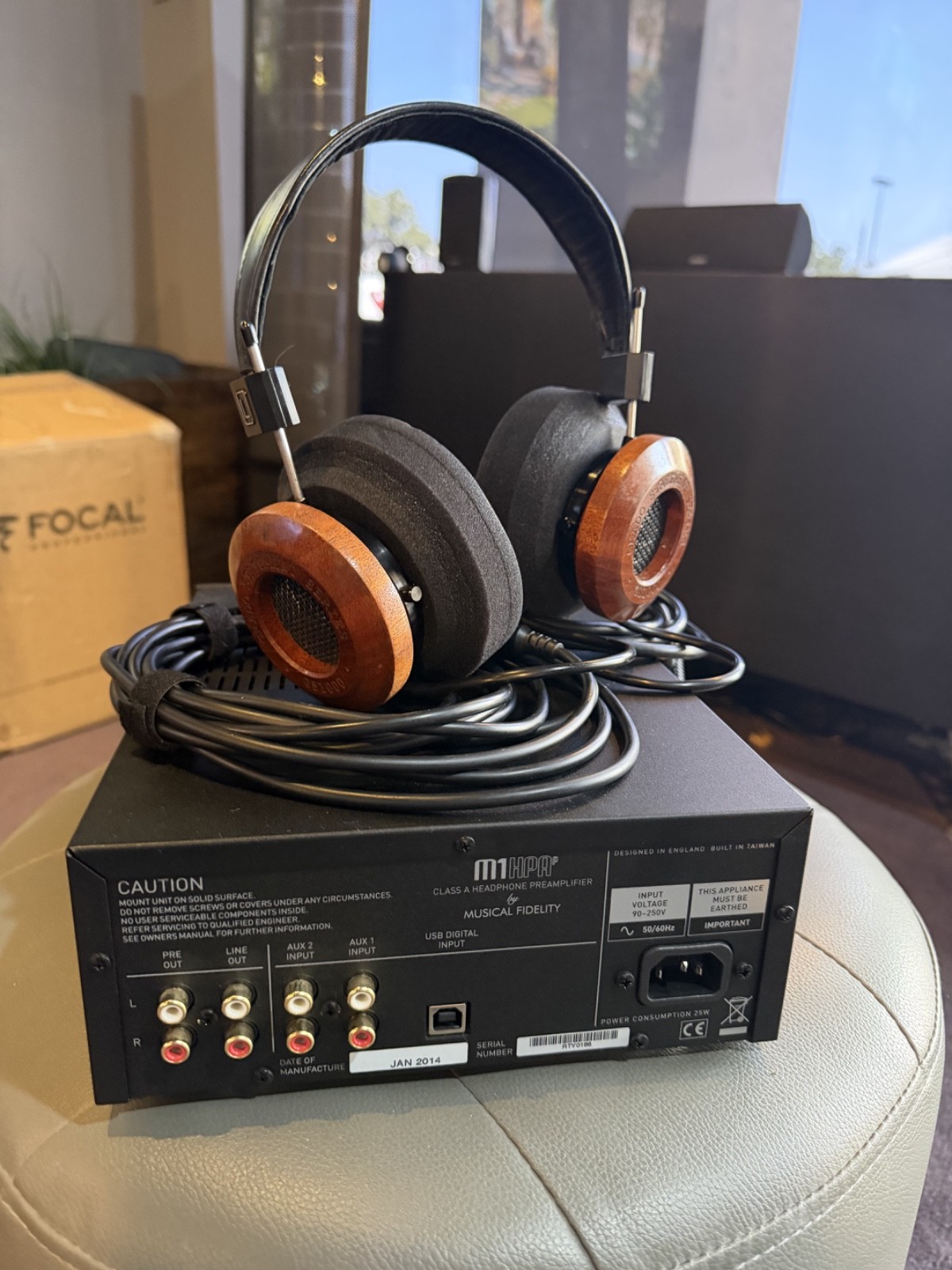 Grado GS1000 Statement Series Wired On-Ear Headphones Brown/Black 6ft