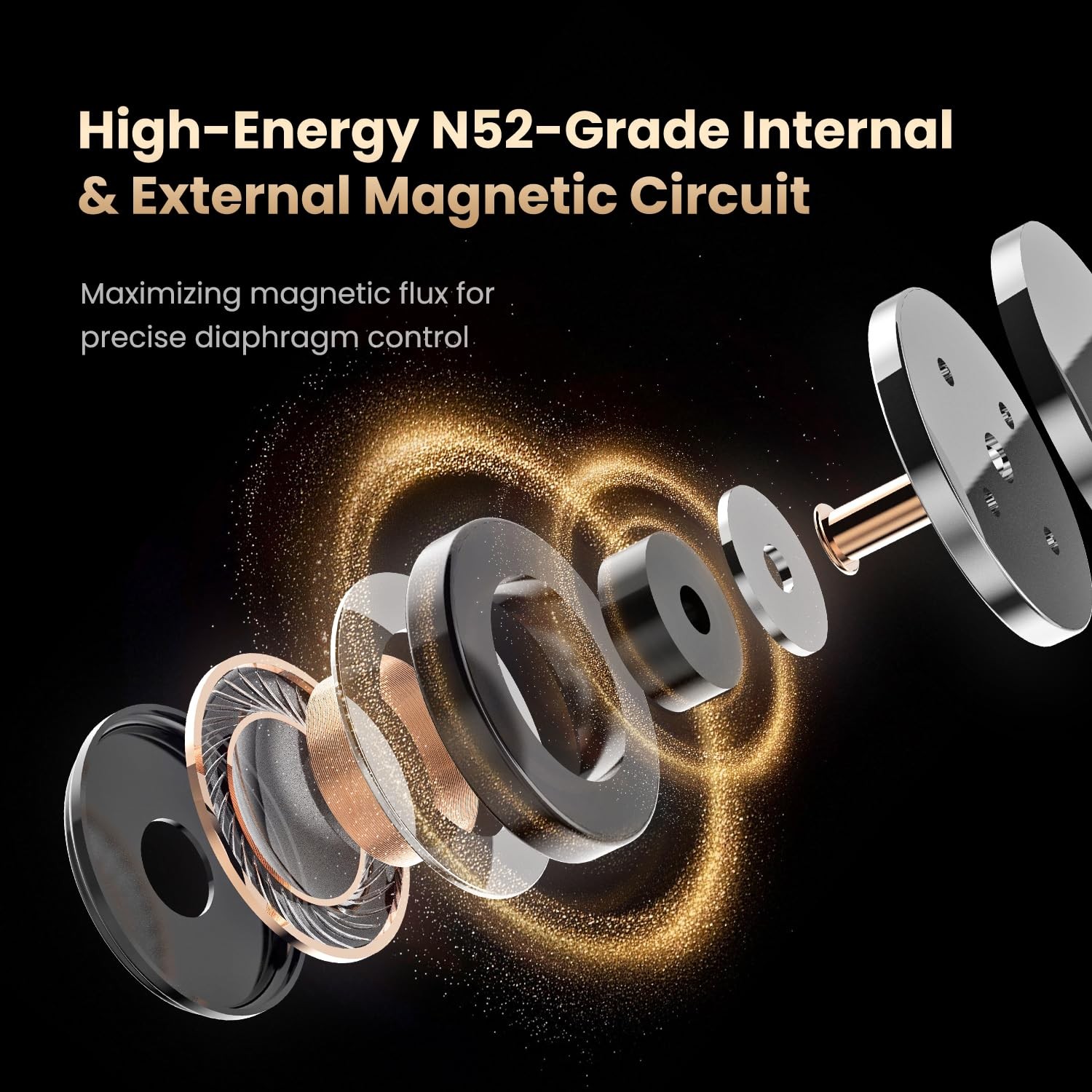 Hidizs MK10 ArcSonics 6 Sound Styles IEMs, Zinc Alloy Shell, 4.4mm OFC Cable