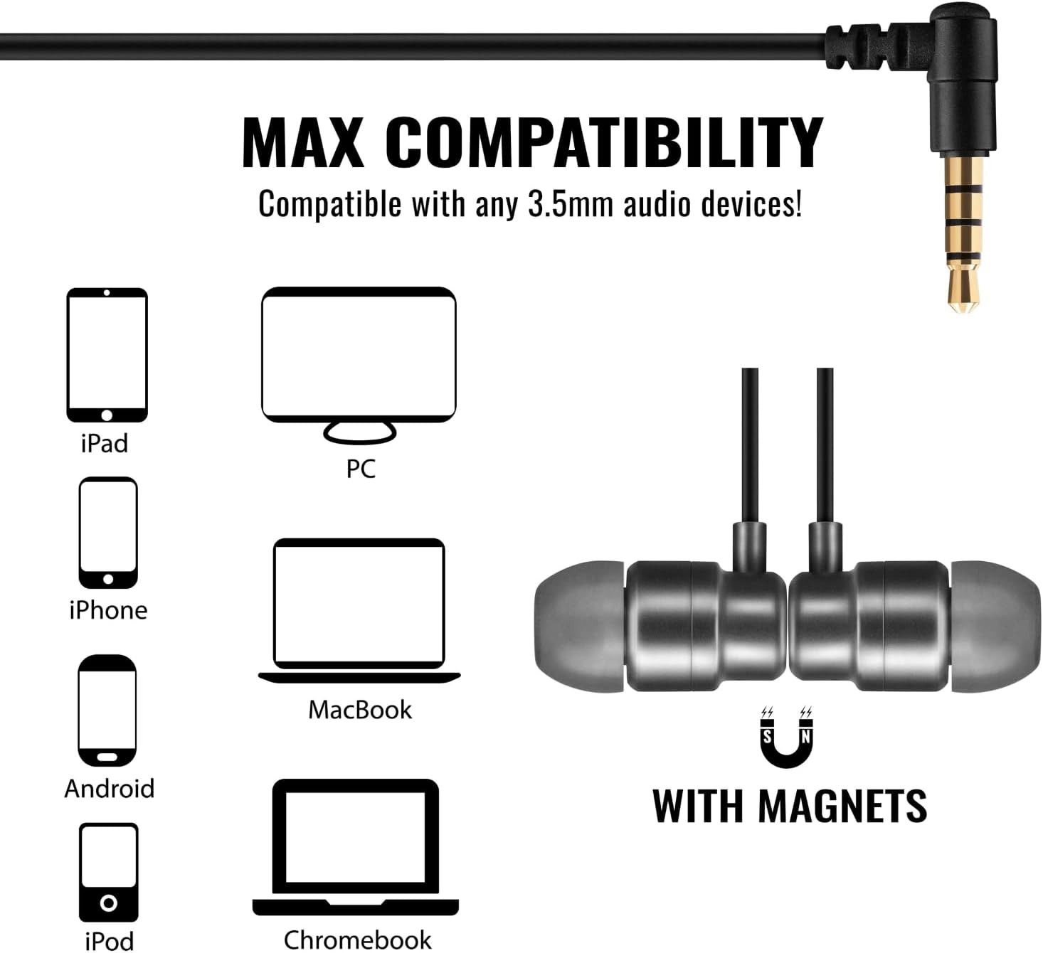 Rider Wired Earbuds In-Ear Headphones, 5 Years Warranty, Earphones