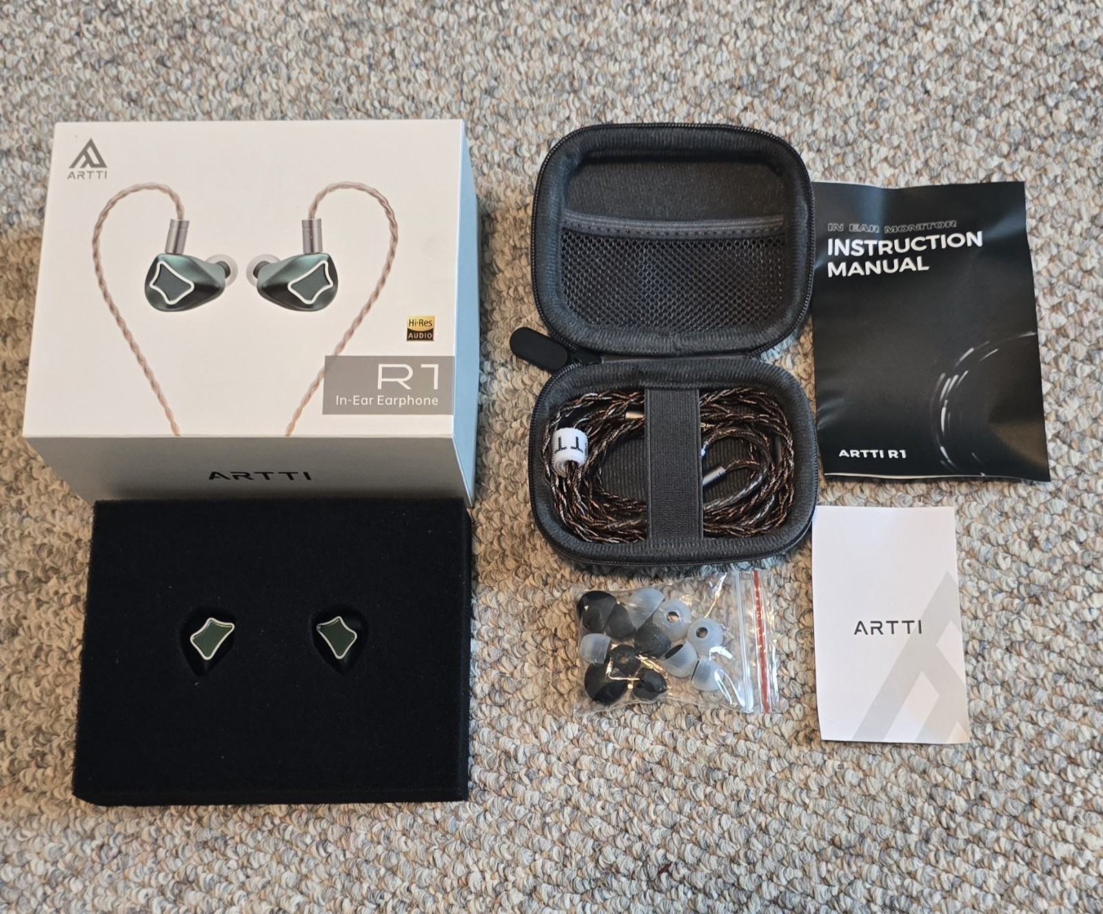 ARTTI R1 3DD Wired IEM 2pin Cable, 4.4 mm BALANCED