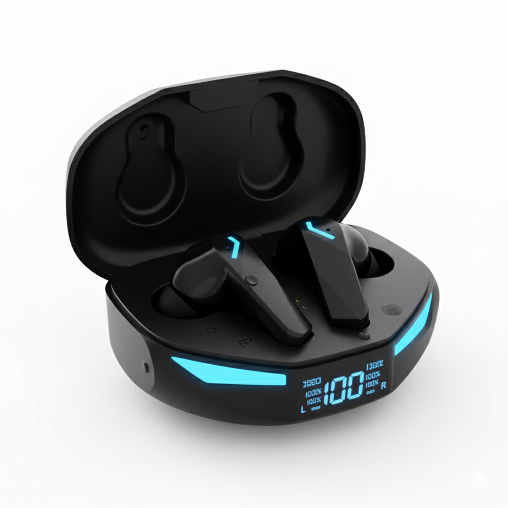 Lenovo XT53 Bluetooth 5.4 Earbuds LED Display Waterproof Noise Cancelling Gaming
