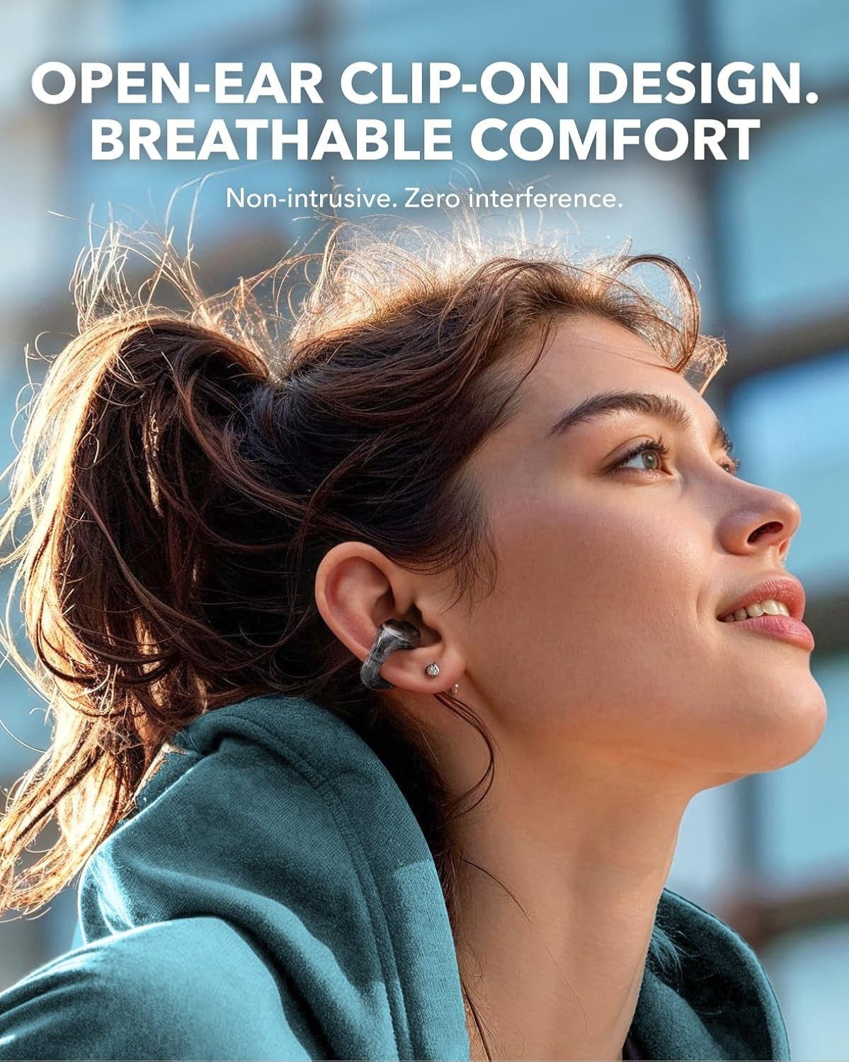 C30i Open-Ear Earbuds with Big Drivers & Secure Fit for Small Ears