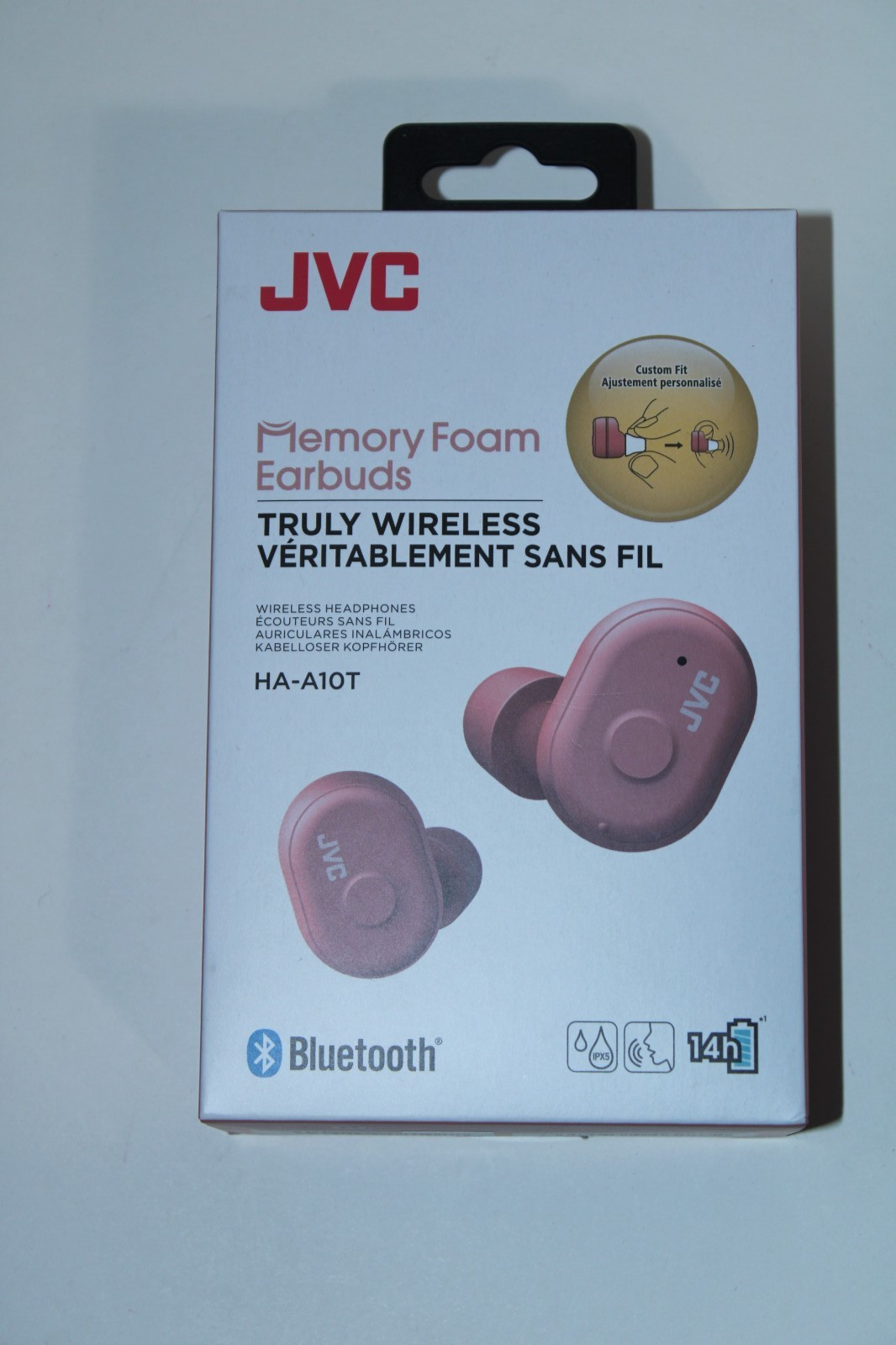JVC HA-A10T Pink Truly Wireless Memory Foam Earbuds Brand New in Box
