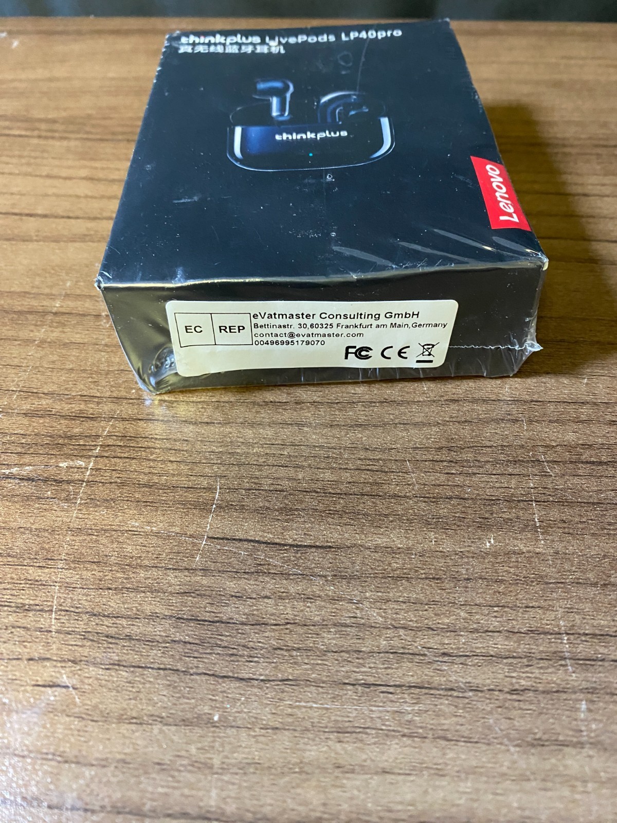 Lenovo Thinkplus LivePods LP40pro Black Touch Control Wireless Bluetooth Earbuds