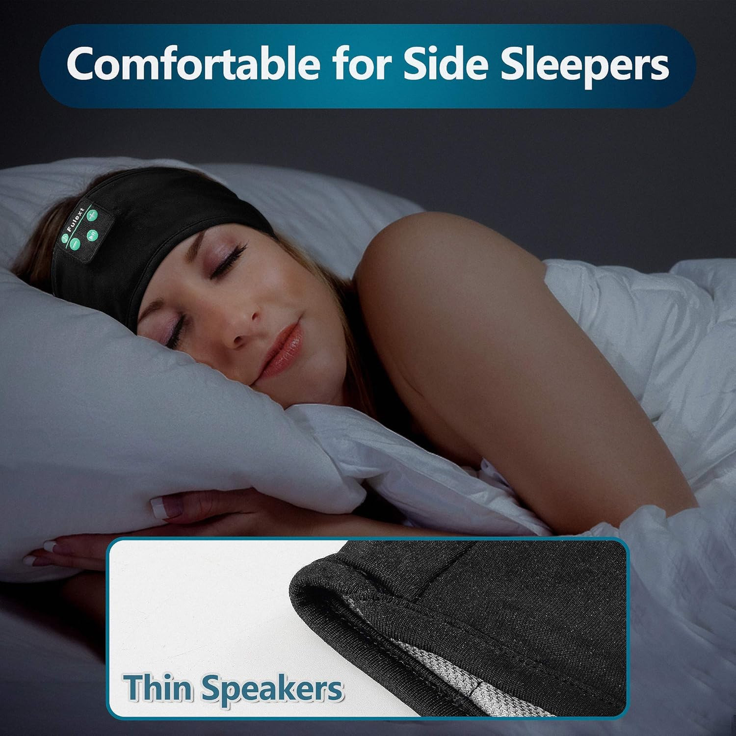 Bluetooth Sleep Headphones Headband for Comfort During Yoga and Workouts