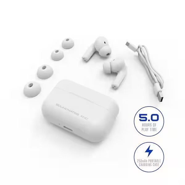Eight (8) Brand New in Box Tzumi Soundmates PRO ANC Earbuds