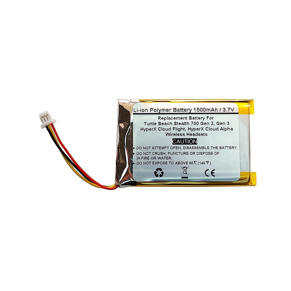 Battery For Turtle Beach Stealth 700 Gen 2, Gen 3, HyperX Cloud Flight