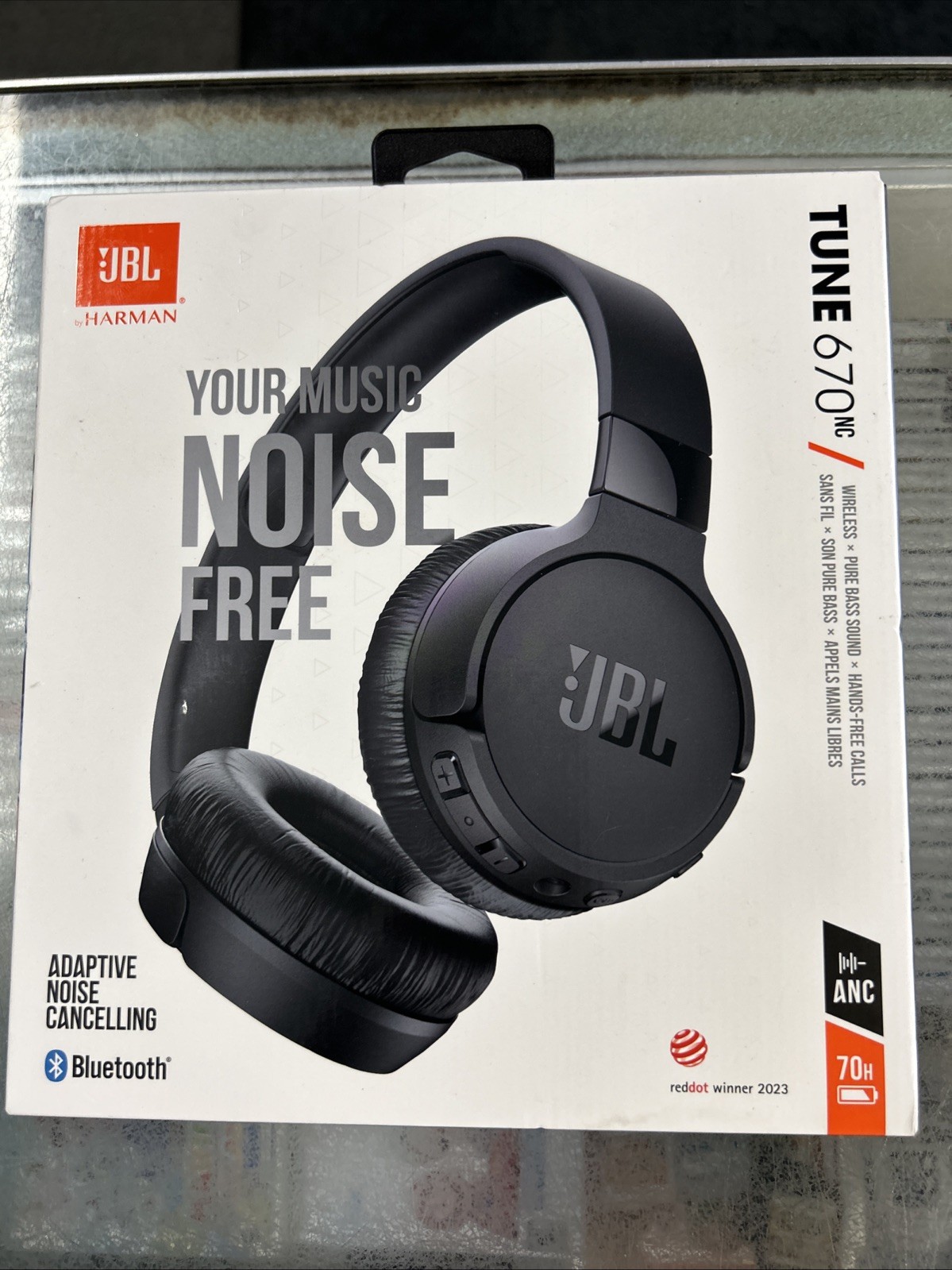 NEW JBL TUNE 670NC (FC3005023) Noise Cancelling Bluetooth Headphones Sealed