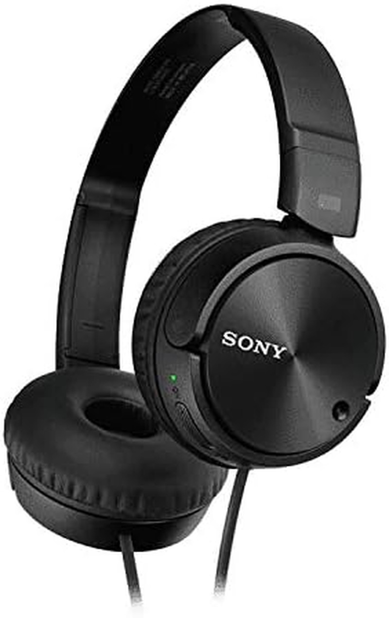 Sony MDRZX110NC Noise Cancelling On-Ear Headphones – Black