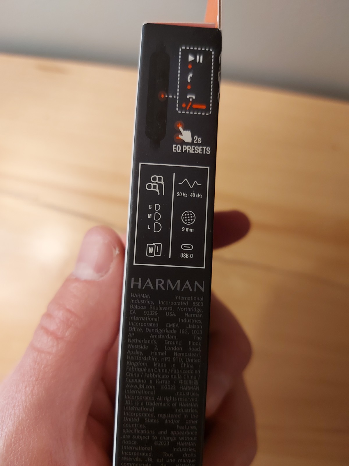 JBL Harman Tune 310C In-Ear USB-C Earbuds – Wired Headphones – New in Box