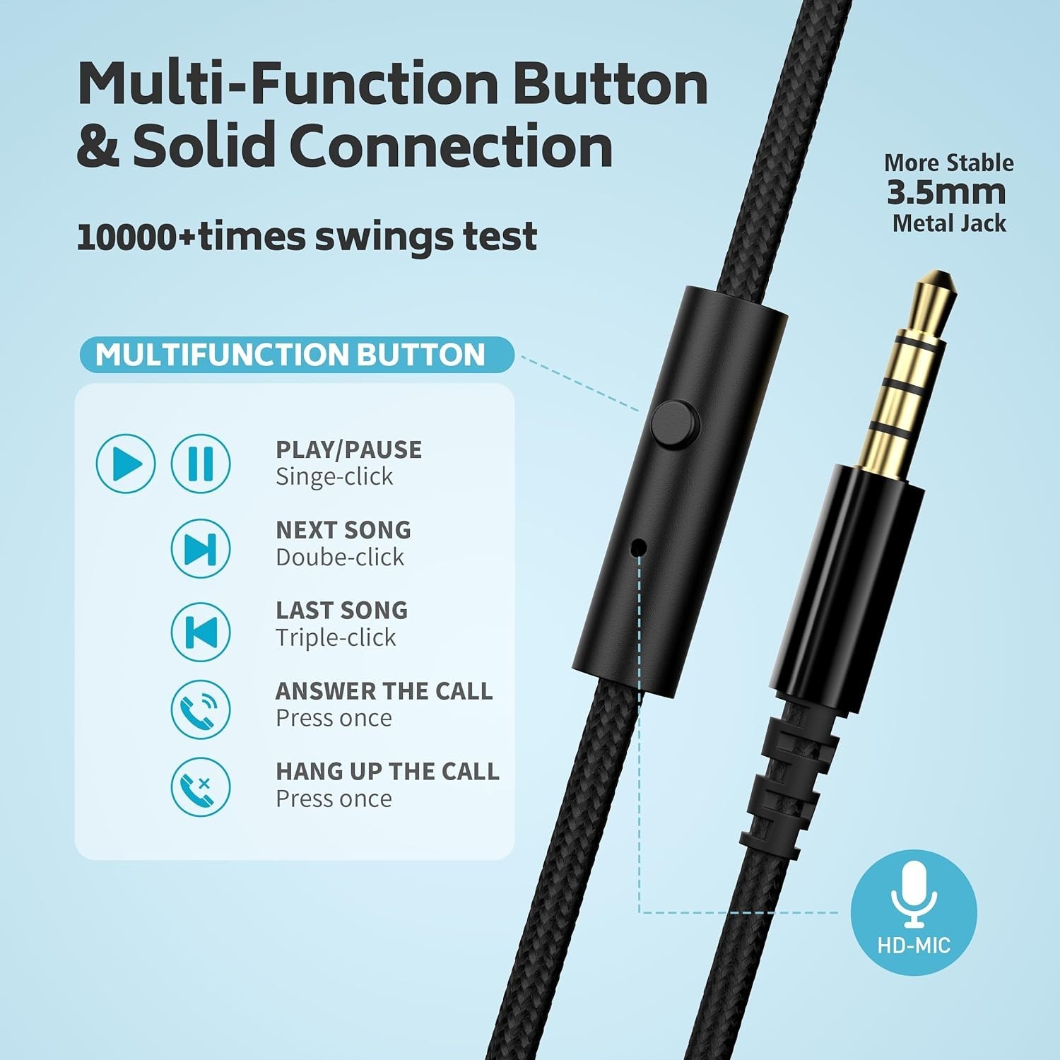 12-Pack Headphones Wired Bulk for School Students K-12 Classroom Adjustable