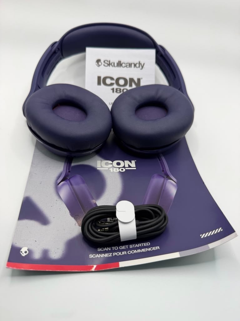 Skullcandy – Icon 180 On-Ear Wireless Bluetooth Headphones -Purple