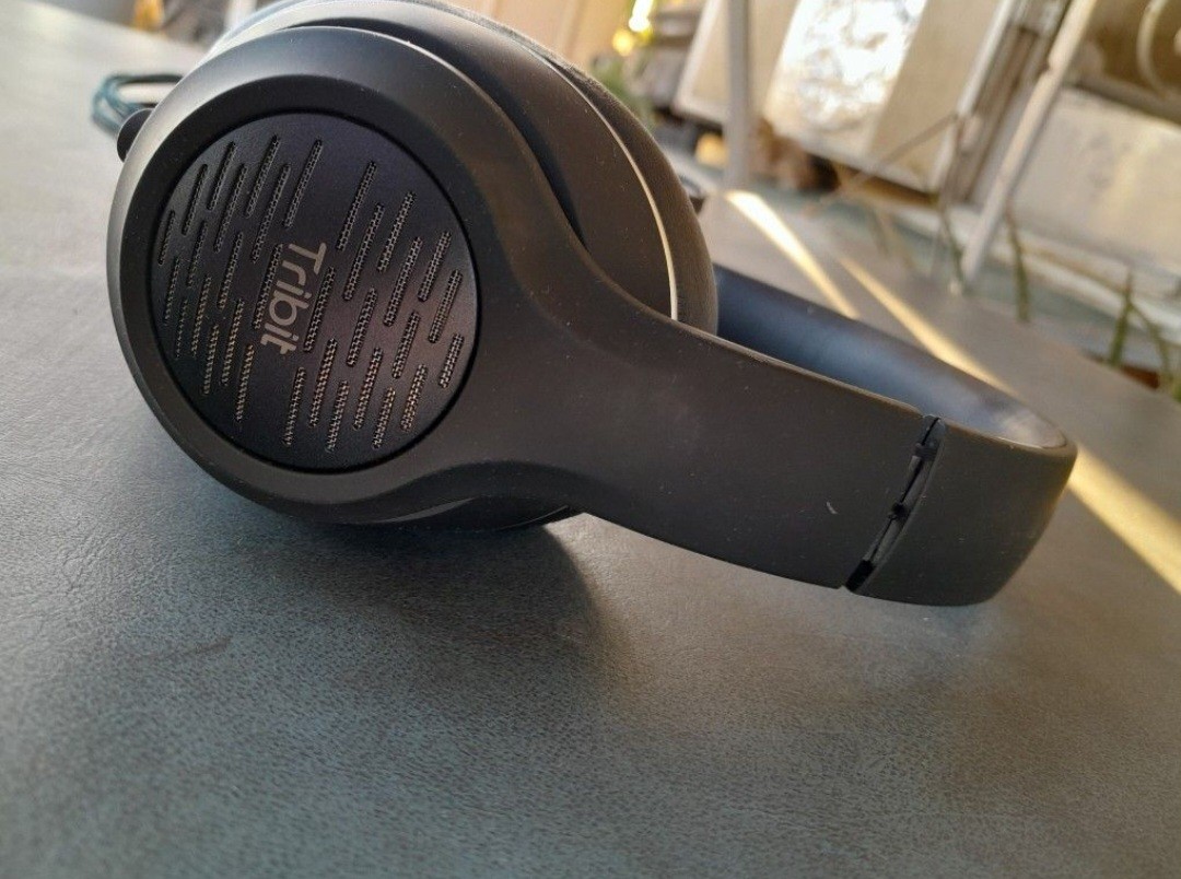 Tribit XFREE Tune Bluetooth Over The Ear Headphones w/Hardcase & Charging Cable.