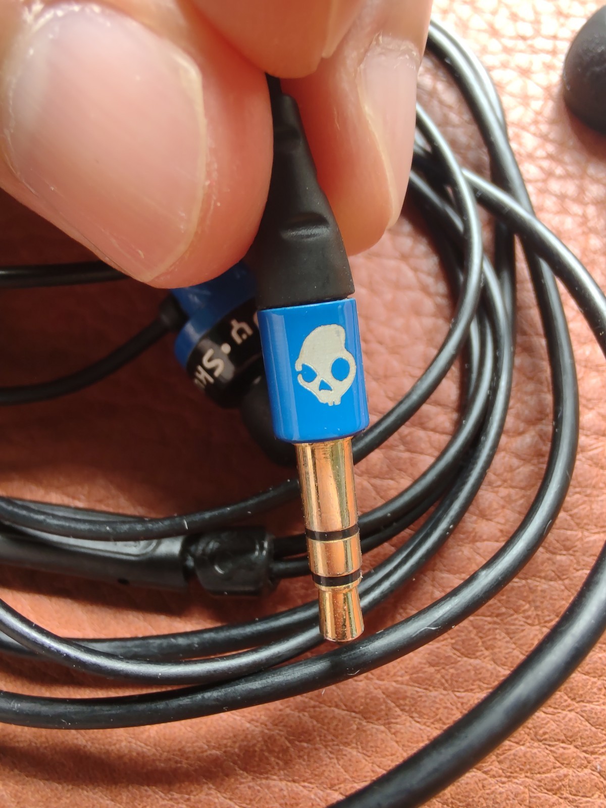 Skullcandy Titan Wired In-Ear Earbuds Blue/Black 3.5mm Jack (Non-microphone)
