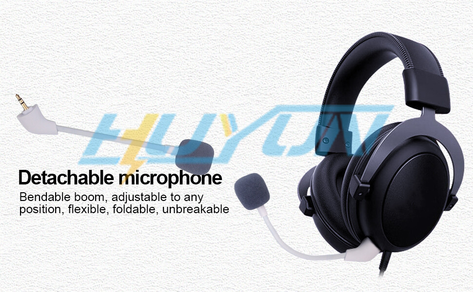 Replacement Microphone mic for Kingston HyperX Cloud II Wired Pink White Headset