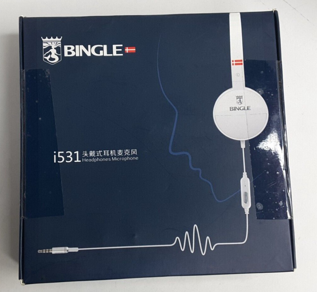 Bingle i531 Wired Stereo Headphones with Microphone