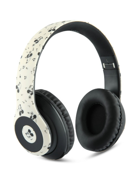 Disney Bluetooth Headphones Mickey Minnie – Wireless Over-Ear Music Headphones