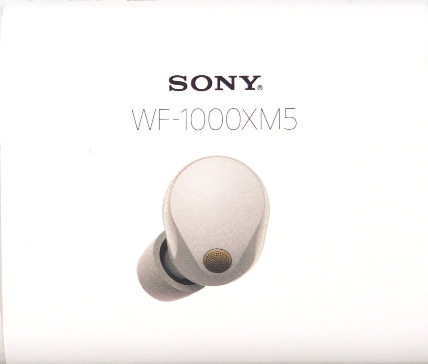 Sony WF-1000XM5 Noise-Canceling True Wireless In-Ear Headphones (Silver) NEW