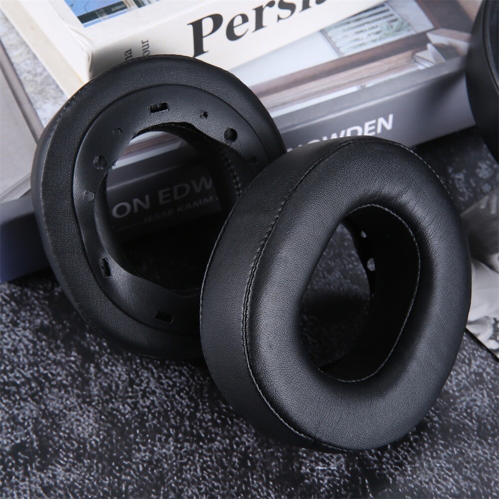 1 Pair Earpad Black for MDR-HW700 MDR-HW700DS Wireless Headphones 112x94x35mm