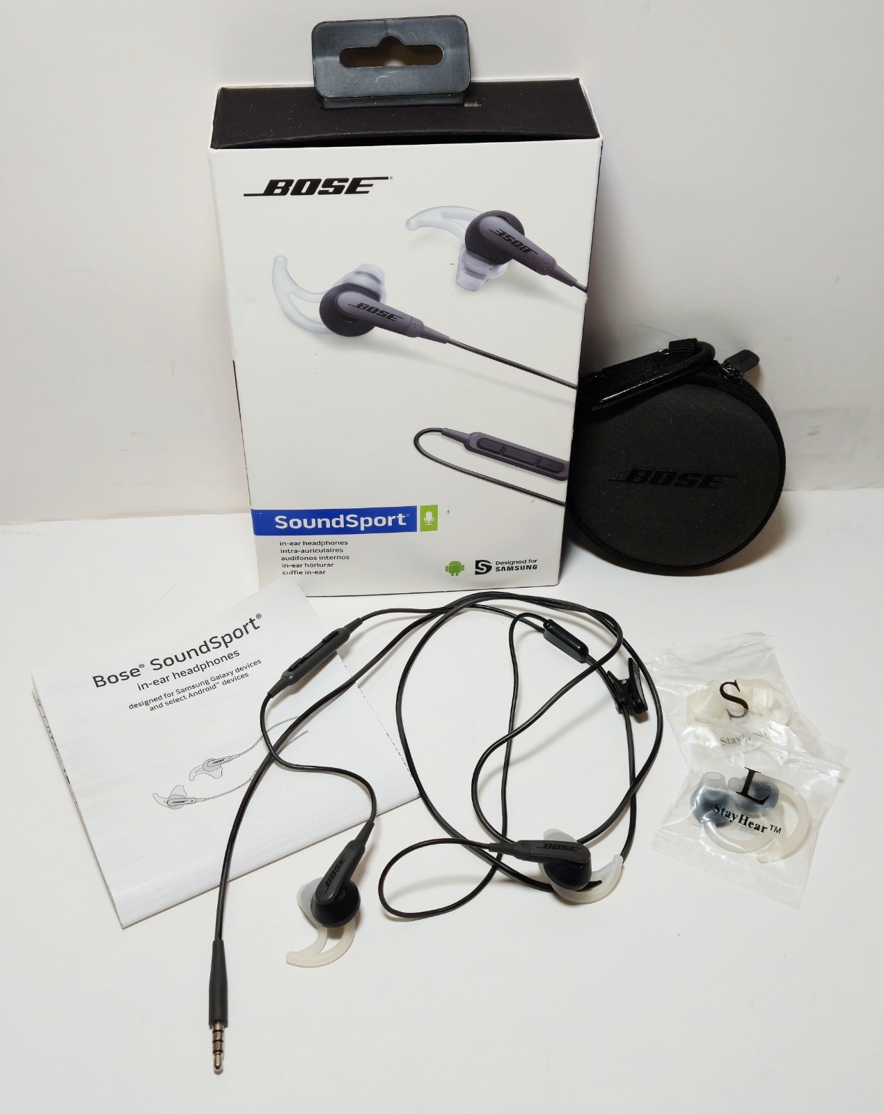 Bose SoundSport IE In-Ear Headphones Wired For Android Phones Samsung