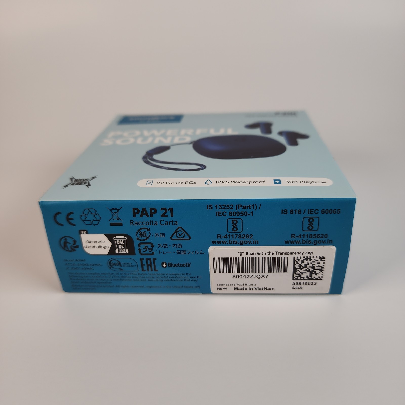 Soundcore P20i True Wireless Earbuds Big Bass Bluetooth Headphones 30H Playtime