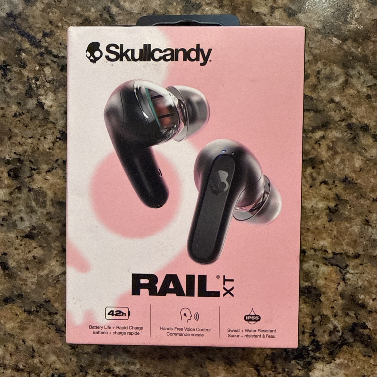 Skullcandy S2RLW Q786 Rail XT True Wireless Bluetooth in-ear Headphones 42 hr