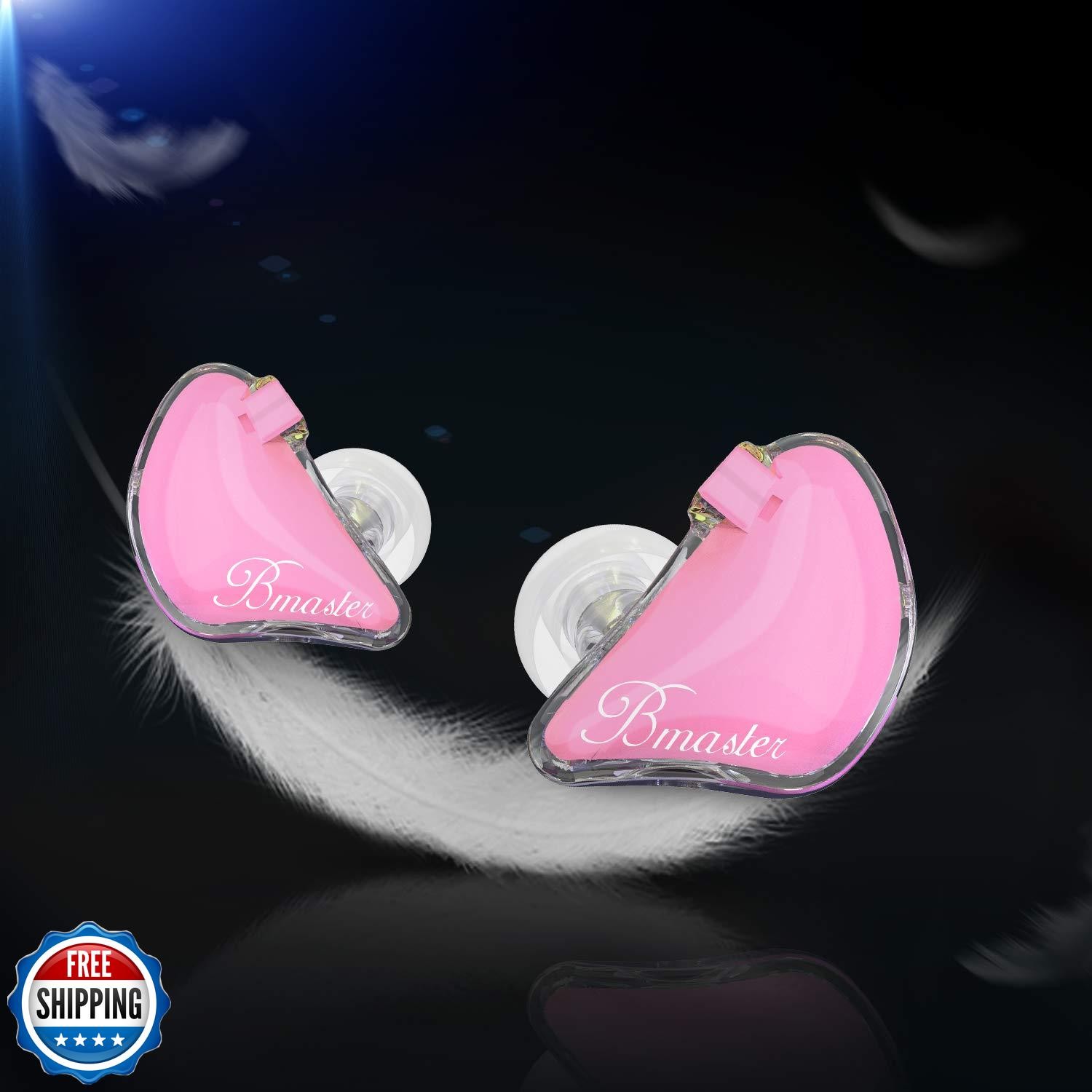 BASN Bmaster in Ear Monitor Headphones Triple Driver Earphones with Two Detac