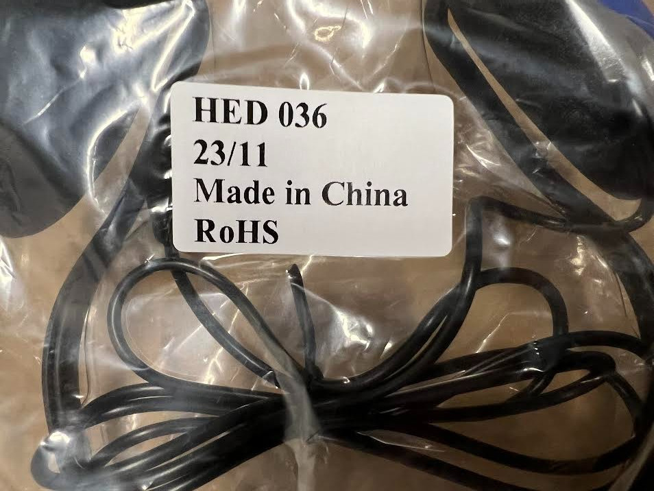120 Williams Sound HED 036 Rear-wear Stereo Headphones New NIB Factory Sealed