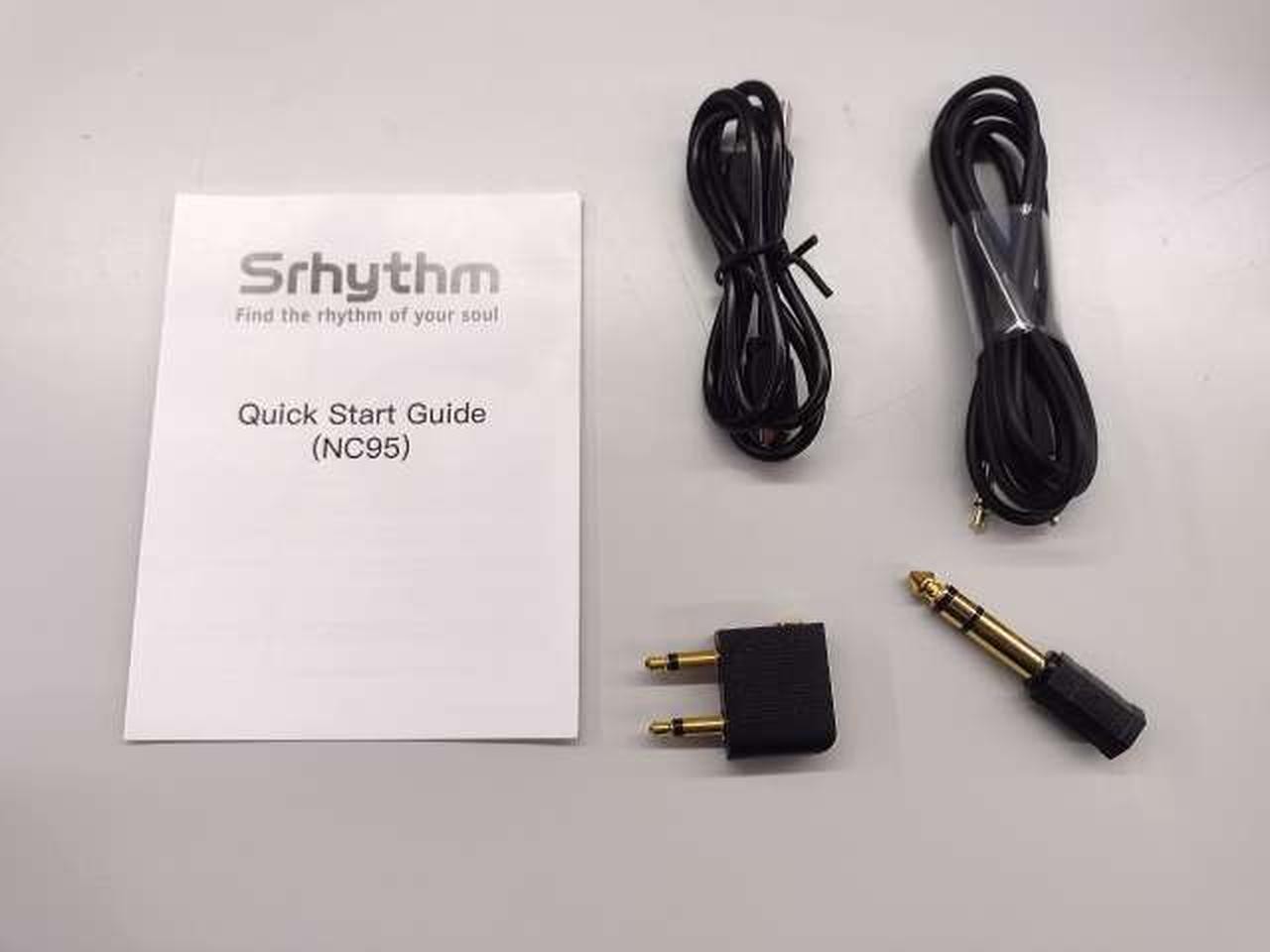 SRHYTHM Headphones NC95 Authentic Audio Headset Over-Ear Hi-Fi Stereo