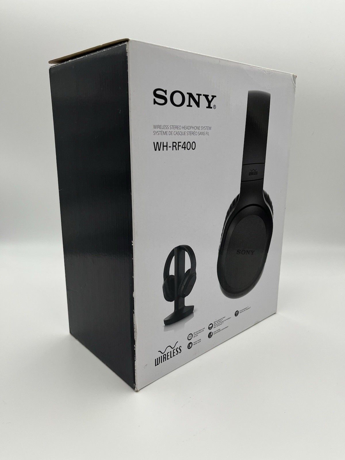 Sony WH-RF400 RF Wireless Home Theater Headphones Open Box Never Used